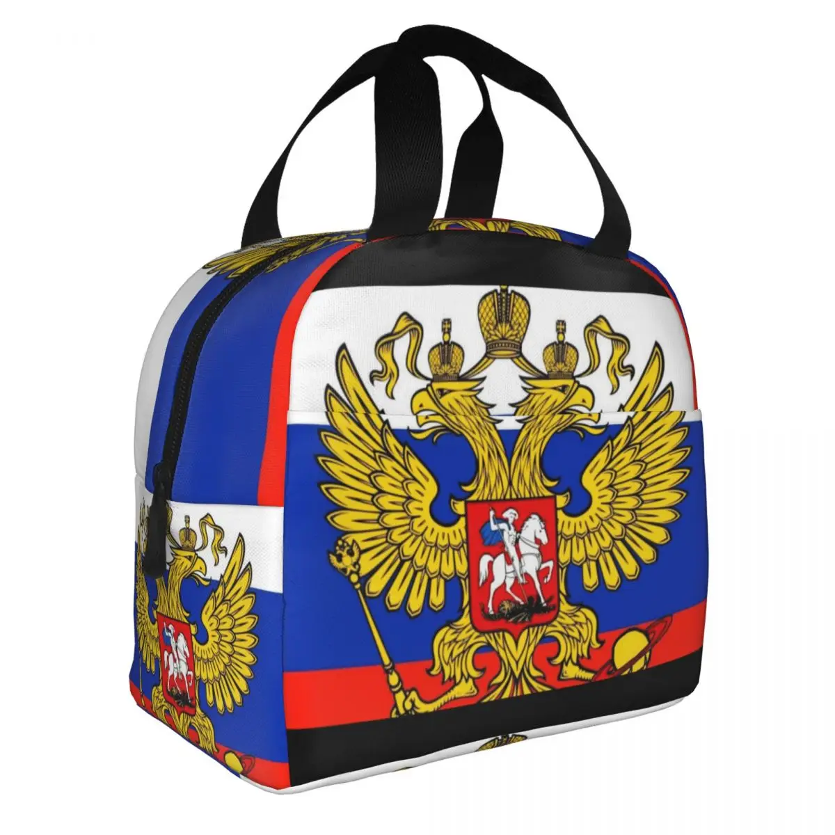 Feel of Russia-Sac à lunch isolant, sac à bento, sac à riz en aluminium, sac de repas, sac de glace, sac à main pour étudiants