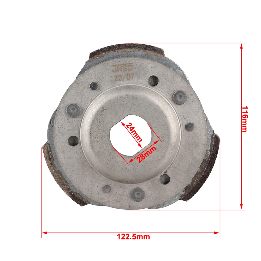 Motorcycle Clutch Shoe For Chinese GY6 125cc 150cc 157QMJ 152QMI Engine Scooter Moped ATV Go Kart Quad view 3