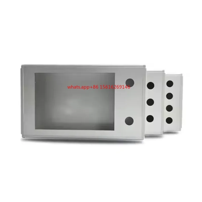 

10 Inch HMI Touch Screen Installation Box Aluminum Alloy Side Cover with Human Machine Interfaces