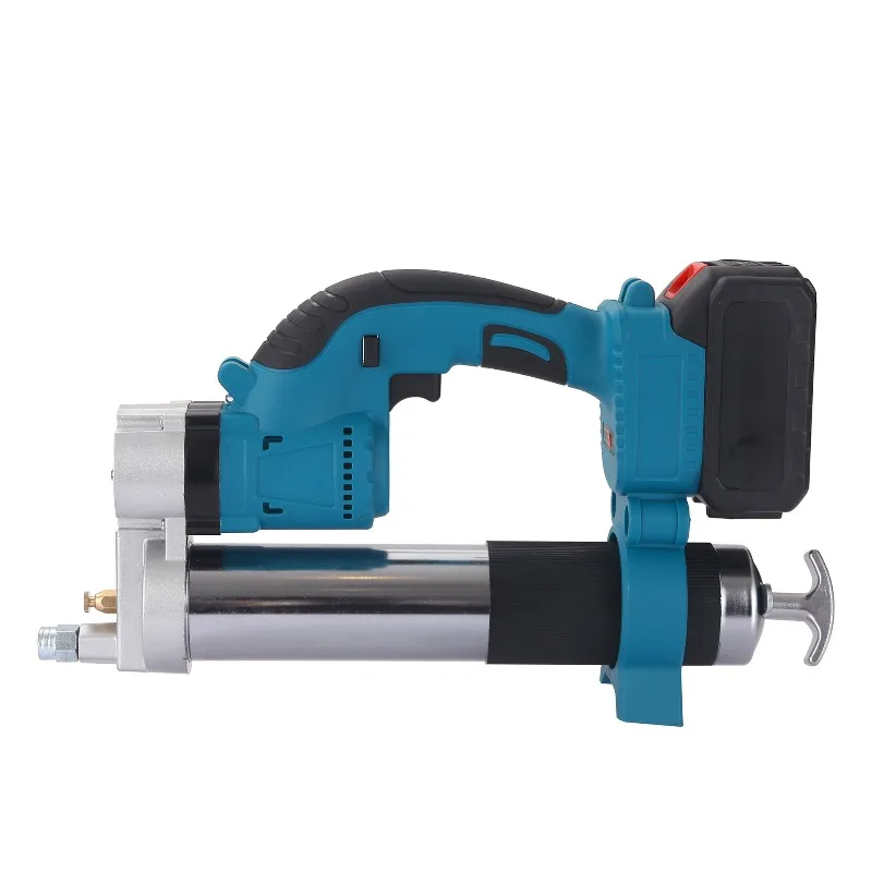 21V Brushless Motor Cordless Grease Gun Portable 400g Cartridge Automatic Grease Injection Tool