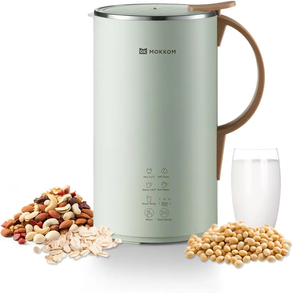 

Automatic Nut Milk Maker, 20 oz Soy Milk Maker, Homemade Almond, Oat, Coconut, Soy, Plant-Based Milk and Dairy Free Beverages, A