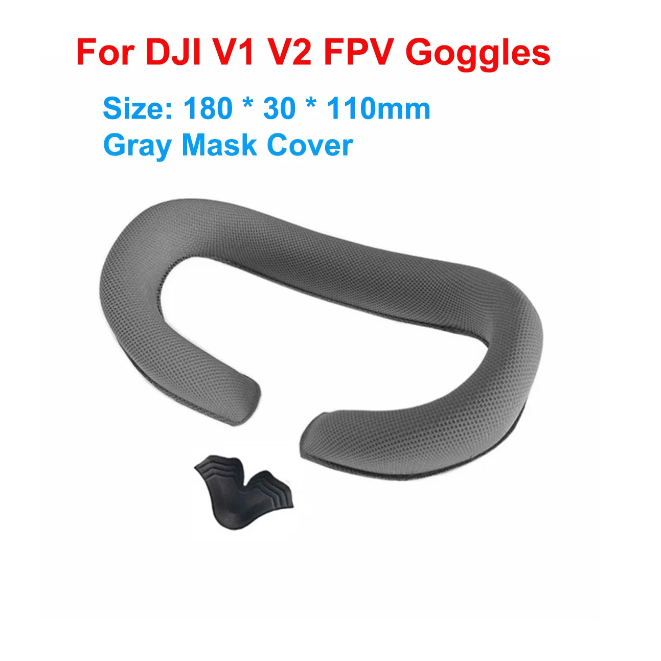 Für DJI V1 V2 FPV Brille Schwamm Schaum Polsterung Augen Maske FPV Brille Strap für SKYZONE 04X 04L SKY03 HDO HDO3 für DJI N3 RC Drone – Detail 4