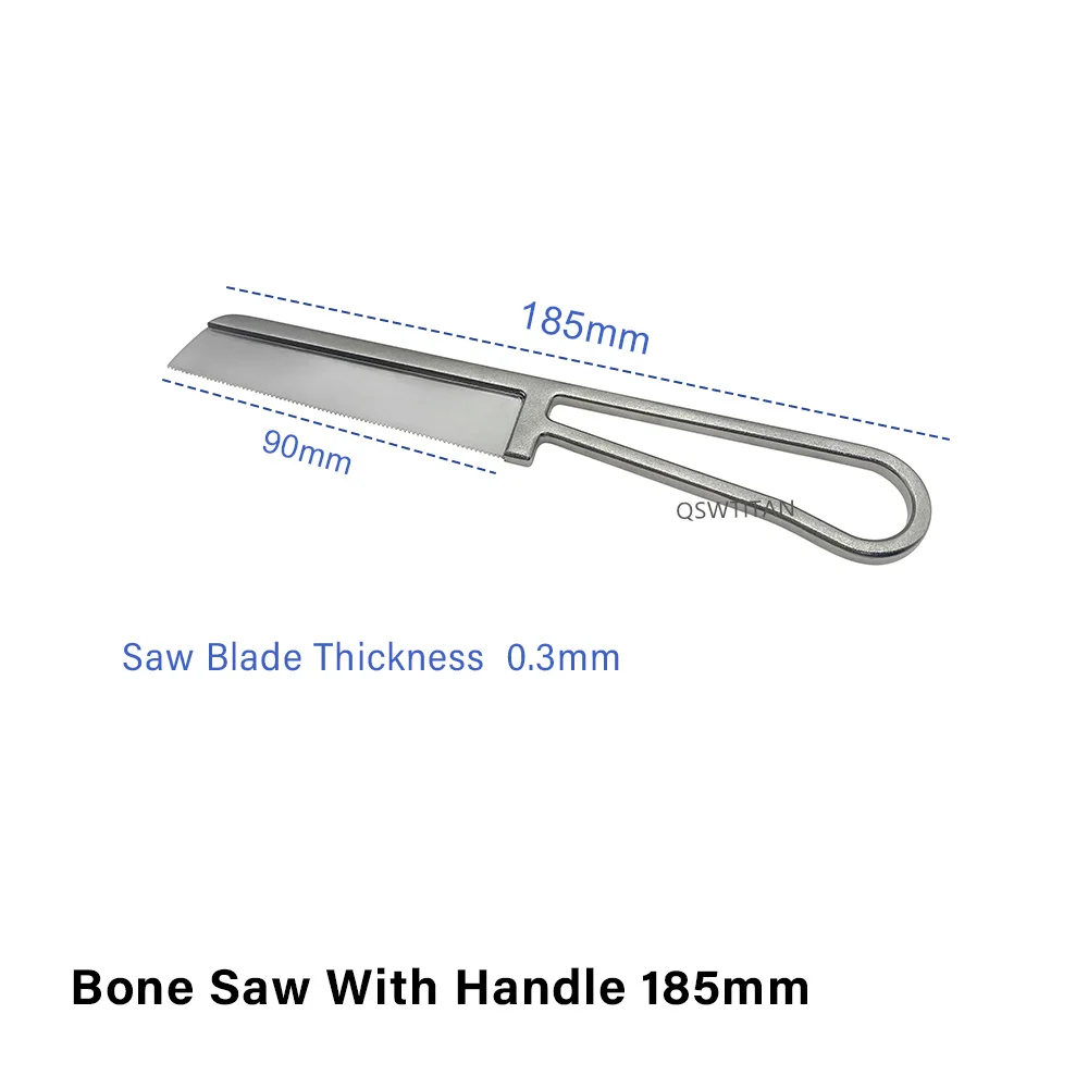 Bone Saw With Handle Saw Blade Thickness 0.3mm Orthopedic Surgical  Instrument 185mm long