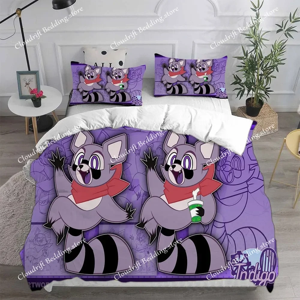 Indigo Park Game Printed Duvet Cover Pillowcase Bedding Set Adult Boy Girl Bedroom Decoration Children Gift Single Double Large