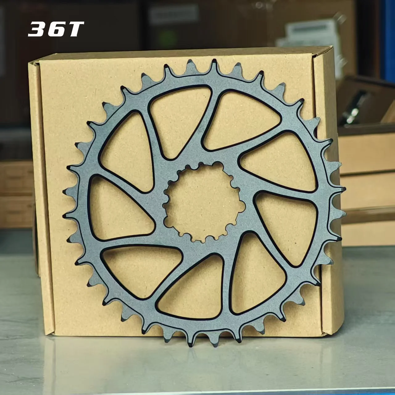GOLDIX 0 mm versetztes Fahrradkettenblatt, schmale breite Zähne, 3-Loch-Direktmontage, 34 Zähne, 36 Zähne, 38 Zähne, 40 Zähne, für 3-Loch-Kurbelgarnitur-Fahrradteile – Detail 9