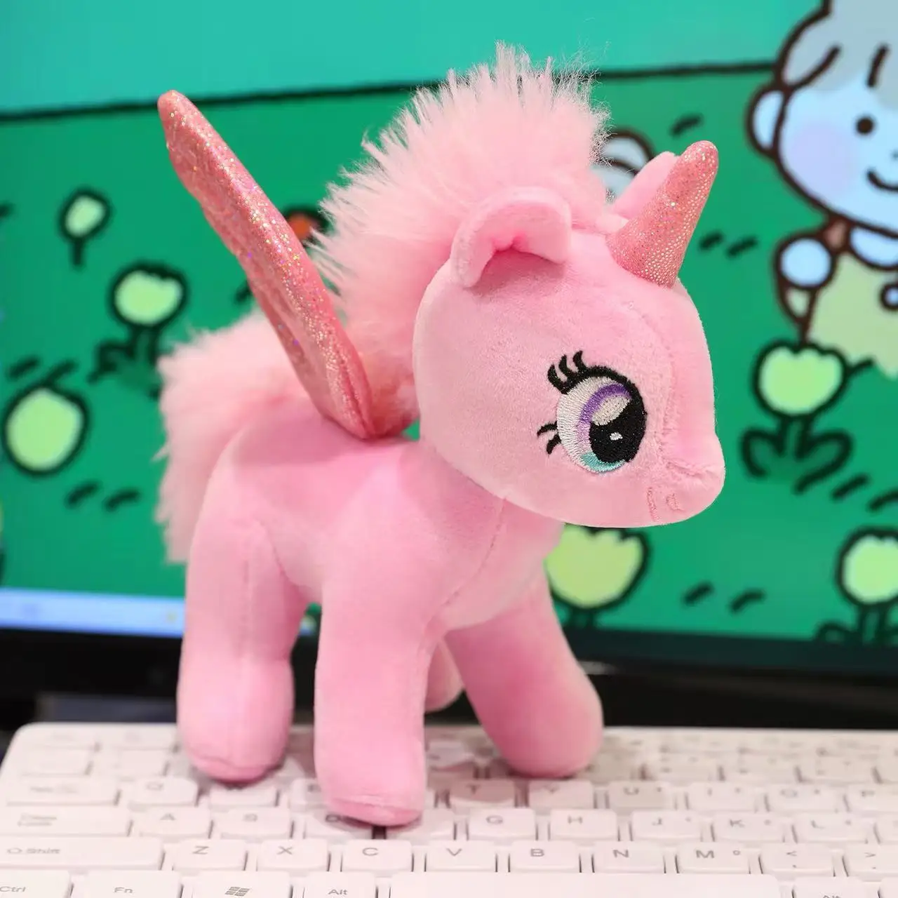 

Новейшая кукла Little Pony, кавайная мягкая плюшевая игрушка, кукла ручной работы, мультяшная аниме, милая подушка, детский подарок на день рождения, забавная кукла
