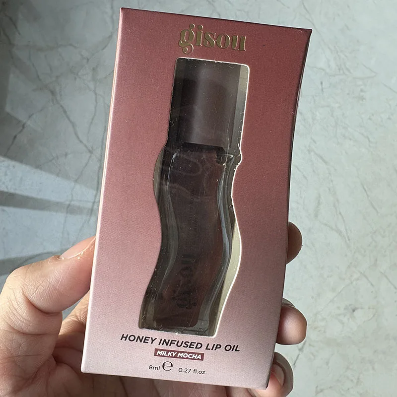 Gisou Hydraterende Glazed Plum Lip Balm Lip Oil Gloss Lipverzorging Voordelig voor de lippen Volumegevend Exfolierend Volumegevende Gloss
