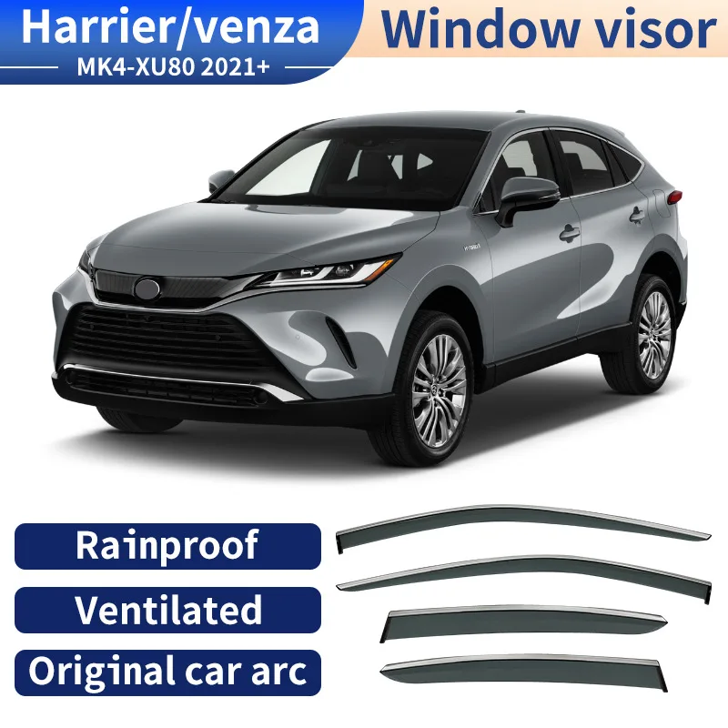 

For TOYOTA HARRIER 1998-2021+ Car Window Visor Awning Shelters Windshield Side Window Rain Sun Shade Auto Accessories