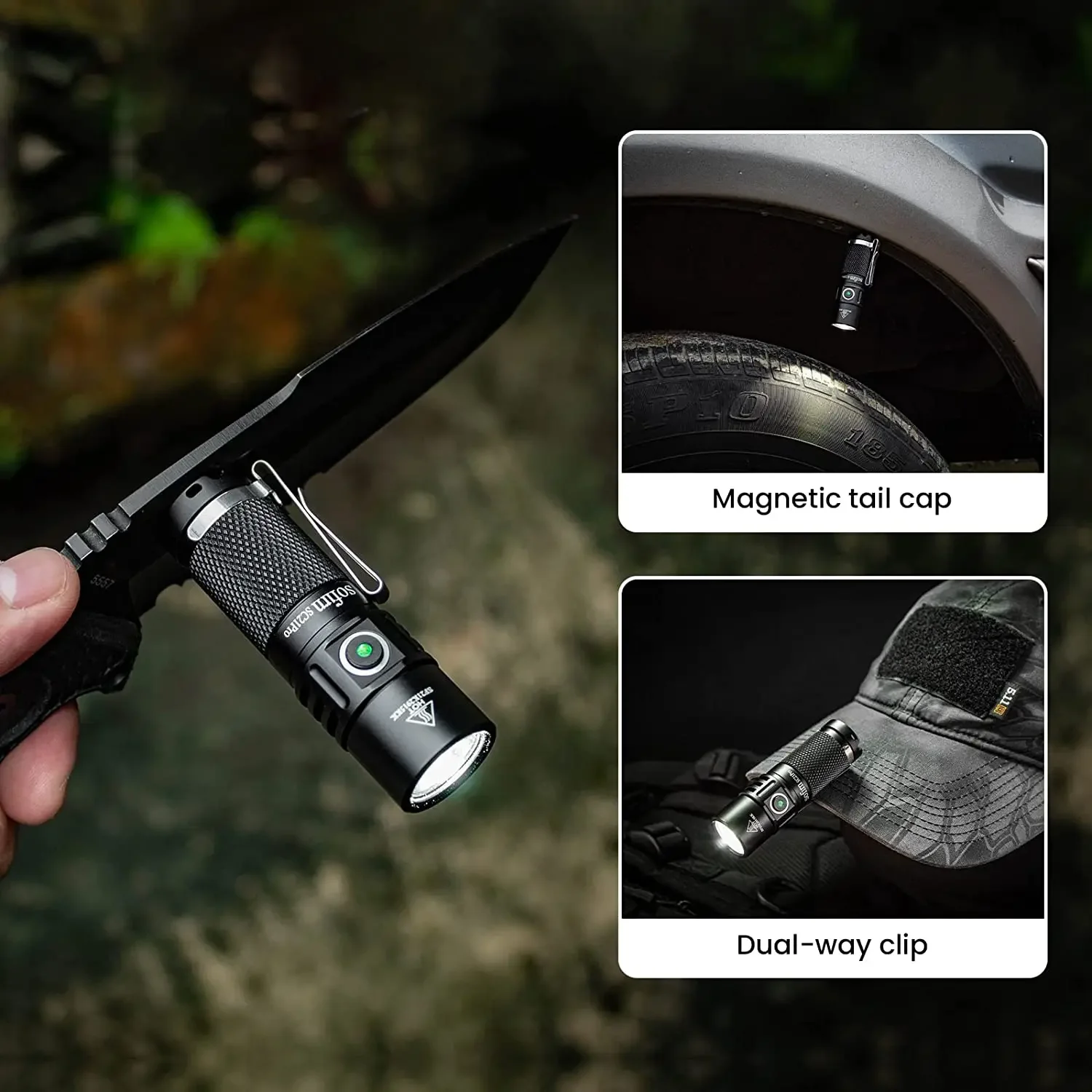 SOFIRN SP40 SC21PRO IF22A H25S SD09L SC29 SC31PRO SC13 SC33 Powerful Rechargeable LED Flashlight EDC Torch Shipping From US