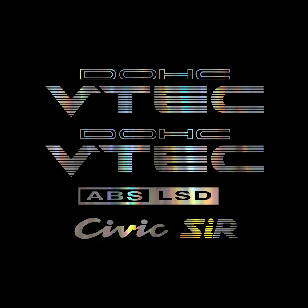 

Наклейки JDM Sponsors для тюнинга авто, качественные, для Honda, с указанием DOHC VTEC SIR