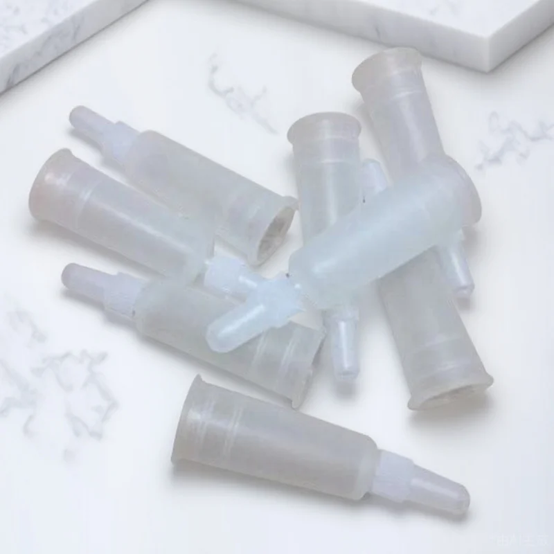 25Pcs Dropper Cap for Ampoule Bottle Plastic Lid Cover Dispenser Top for Serum Essential Oil Refillable Application