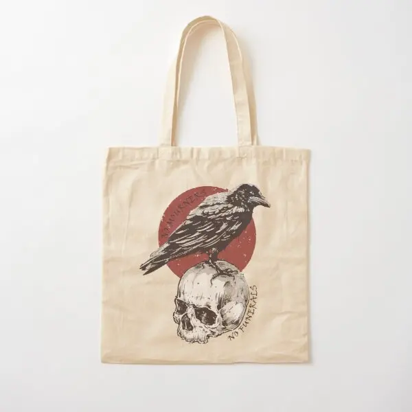 No Mourners No Funerals Six Of Crows  Canvas Bag Designer Tote Unisex Travel Women Casual Reusable Grocery Handbag Printed