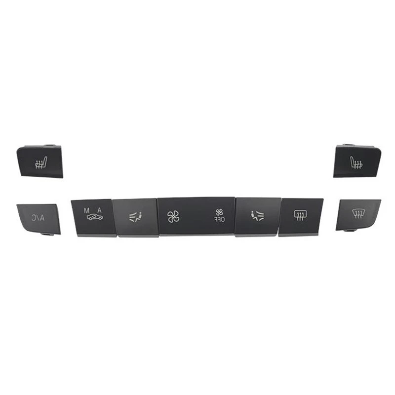 Center Console A/C Button Cover 64119287341 For BMW 3 Series F30 F34 F35 1 2 4 Series F20 F21 F22 F23 F32 F33 F36, 9PCS