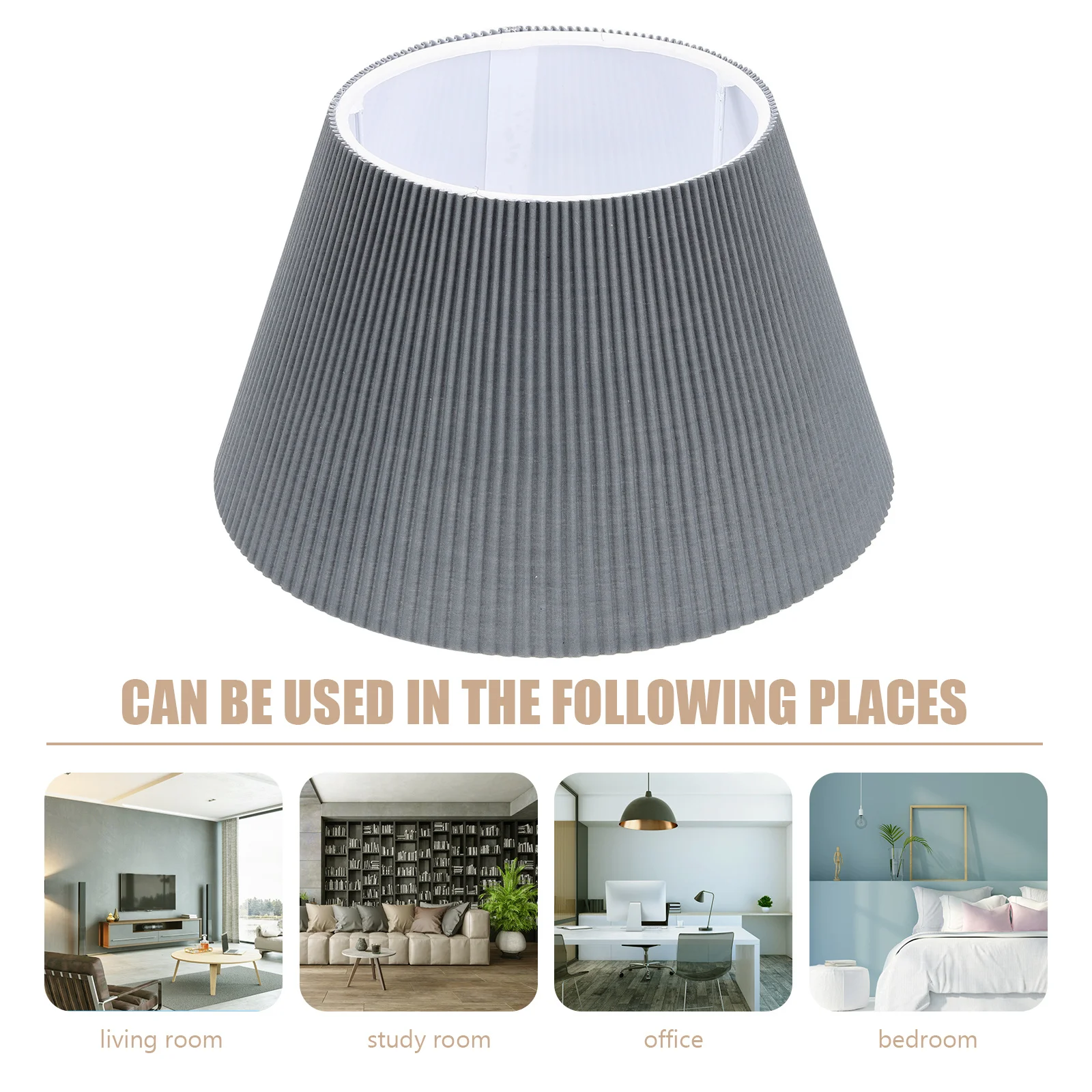 

Fabric Lamp Shade Pleated Cover for Pendant Wall Desk Floor Lamps Decorative Light Shade Home Decor Lamp Cover