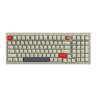 CIDOO V98 96% VIA Aluminum Hot-Swappable Gasket-mounted Bluetooth/2.4Ghz Wireless/USB-C Wired Mechanical Keyboard for Win/Mac
