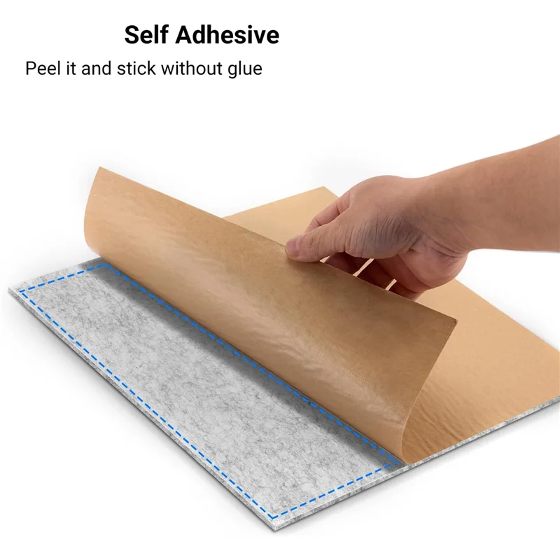 10Pack Sound Proof Panels For Walls,Self-Adhesive Acoustic Panels 12X12x0.4In For Recording Studio,Office,Home-AT20