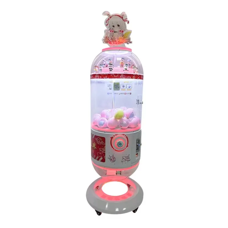 

Capsule Gacha Machine Candy Chewing Gum Bouncy Ball Vending Machine for Sale