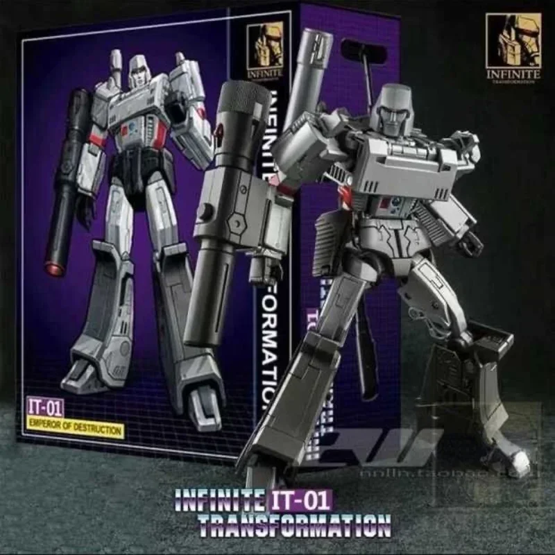 BMB Transformation G1 Decepticons MGTron IT01 Emperor of Destruction Pistol KO MP36 Boy Collection Action Figure Toy