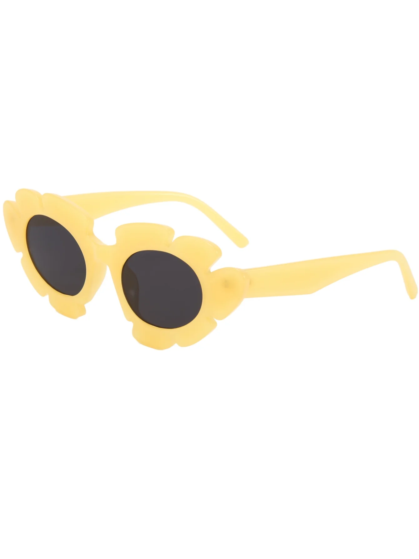 Sonnenblumen-Katzenaugen-Mode-Sonnenbrille, neue Persönlichkeit, auffällige Party- und Urlaubs-Sonnenbrille – Detail 3