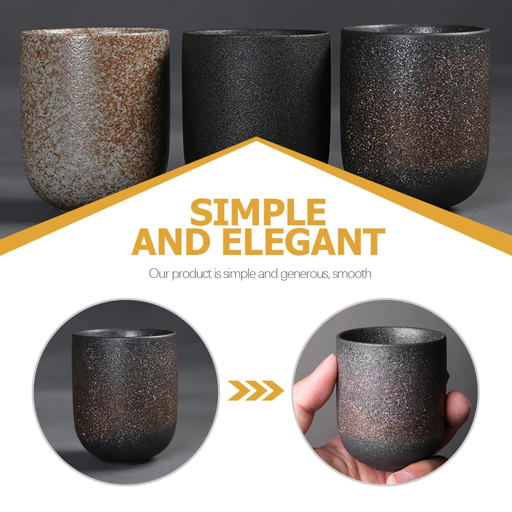 

Retro Ceramic Teacup Convenient Daily Use Coffee Cup Stylish Elegant Tea Accessory Tea Cup Convenient Teacup