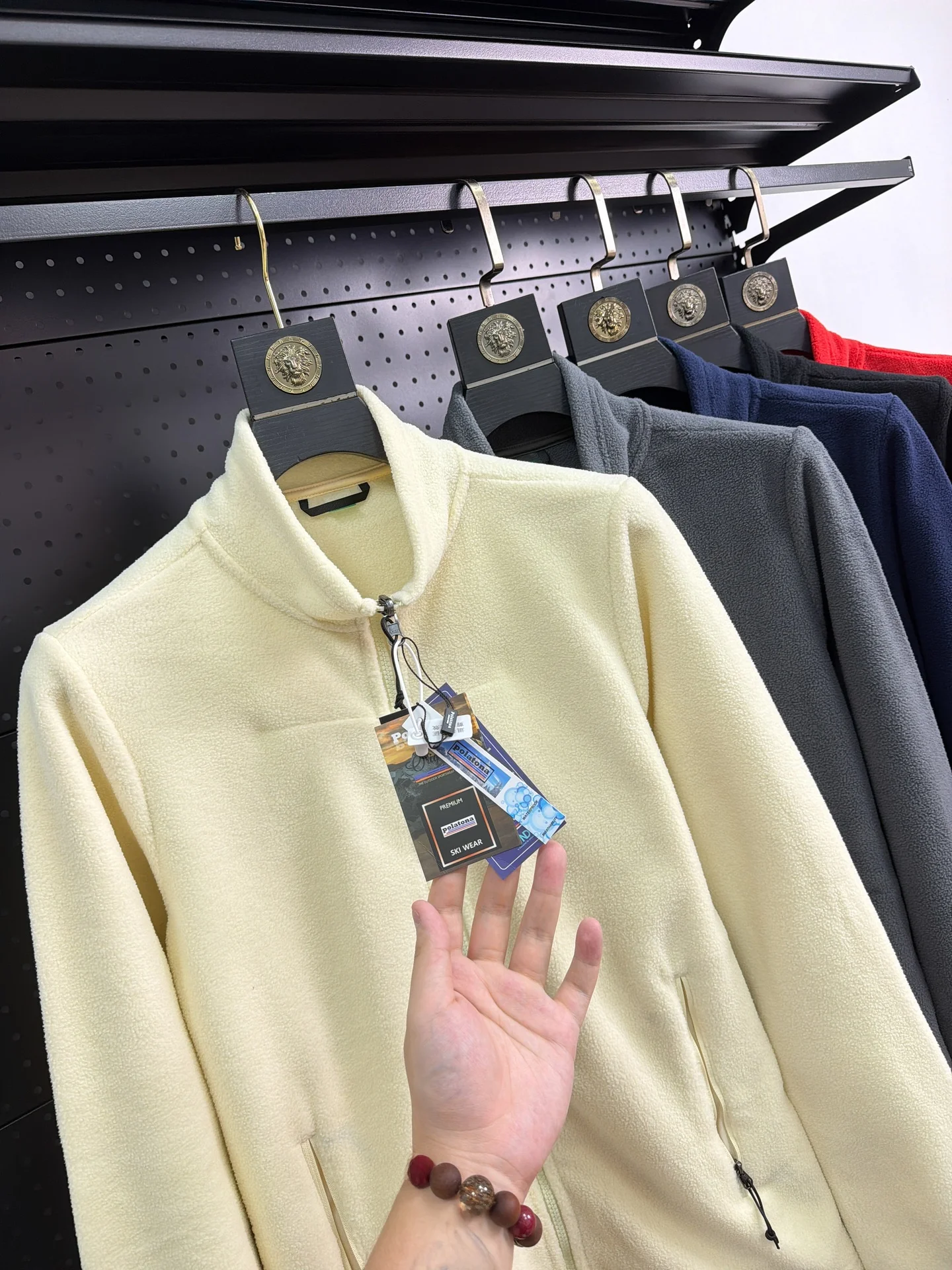 Double-Sided Warm Fleece Zip-Up Hooded Jacket Men's Fashion Urban Style Long Sleeve Casual Outerwear Windproof Straight Hem