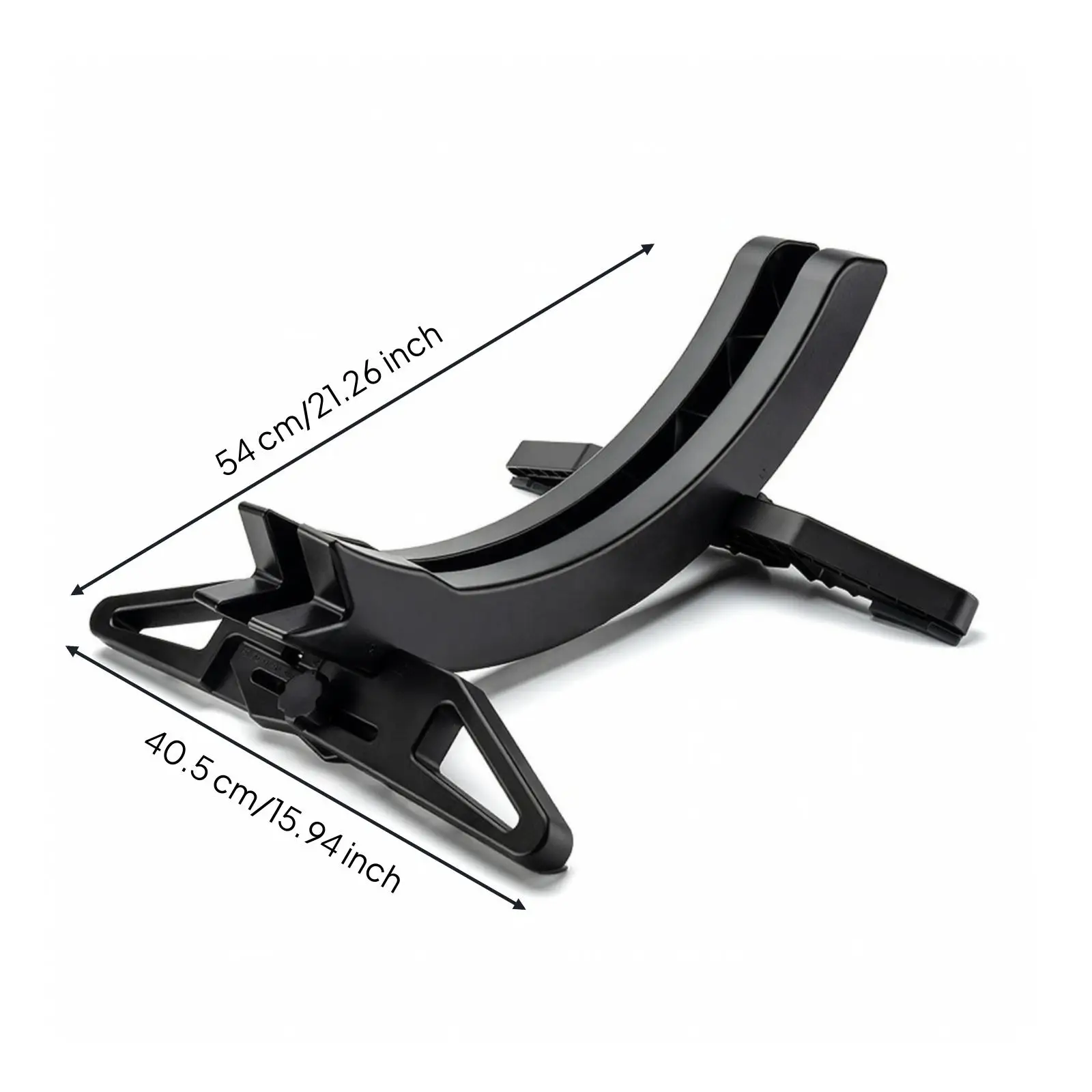 Easy Adjust Bicycle Parking Rack for Garage or Workshop ABS Material Stand with Curved Support Channel for Stable Bike Display