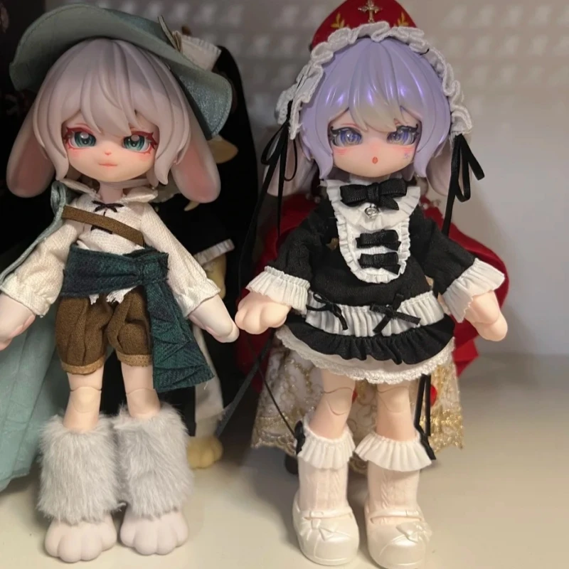 حقيقي مخصص لونا لسلسلة القمر Bjd صندوق أعمى شخصيات الحركة اللطيفة Mjd دمية مشتركة ألعاب عصرية حلية صندوق غامض هدية #4