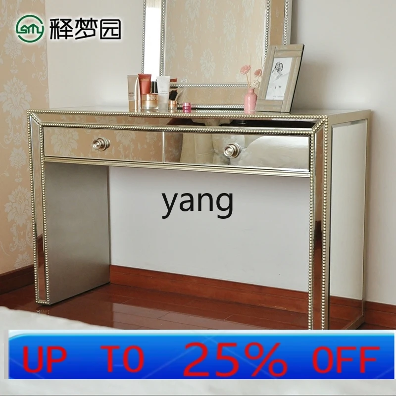 

LH glass dressing cabinet dressing table modern simple fashion European style