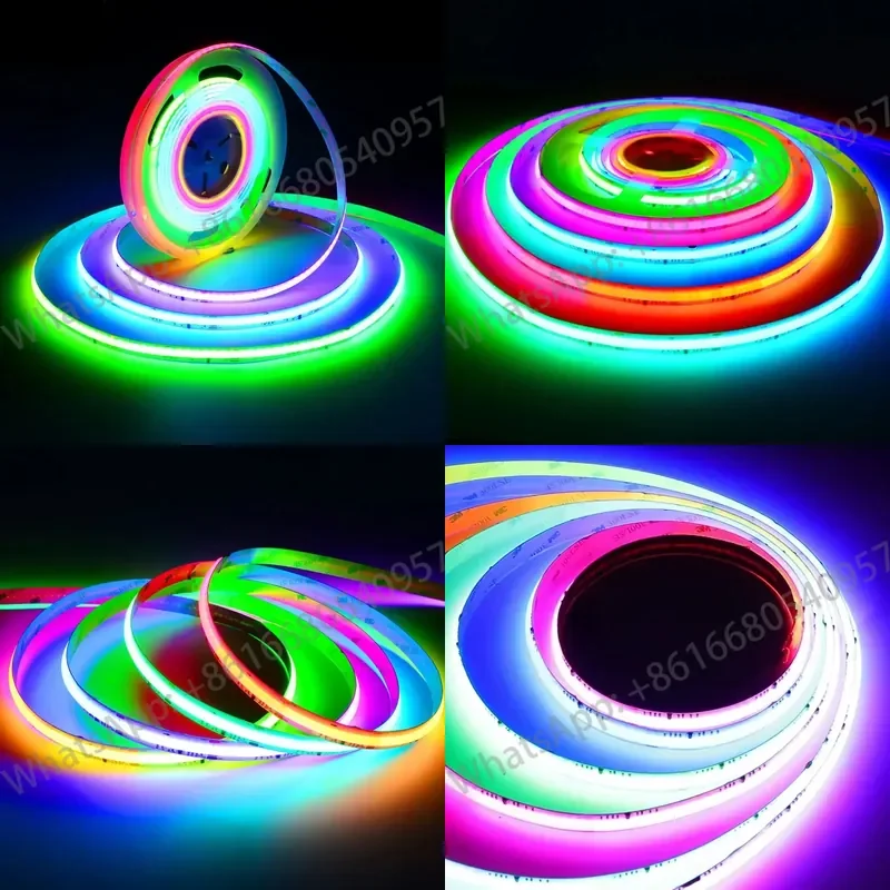 Besting Selling LED Pixel Strips High Density COB RGBIC Smart Strip Lights Flexible Led Strip Light