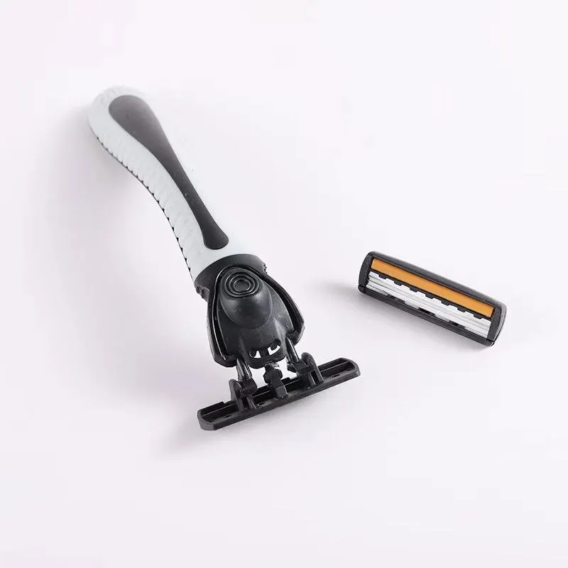 Brand New Men Razor Shaver Three Layer Design Reusable Shaving Tool with Imported Blade Multi Head Replace