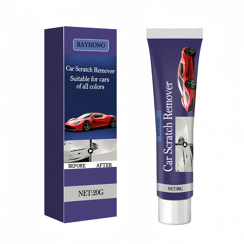 Car Scratch Remover Car Polishing Paste With Sponge Car Body Paint