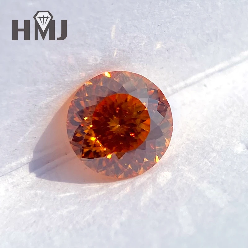Moissanit-Diamant, mehrfarbig, rund, 100 Facetten, mit GRA-Zertifikat, DIY-Ring, Halskette, Ohrringe für die Schmuckherstellung, Großhandel – Detail 25