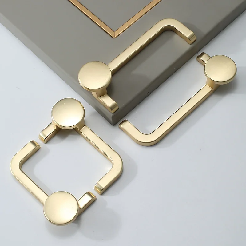 New Golden Wardrobe Door Handle Paired with Luxury Modern Simple Cabinet Bathroom Cabinet Door Handle Drawer drawer pulls