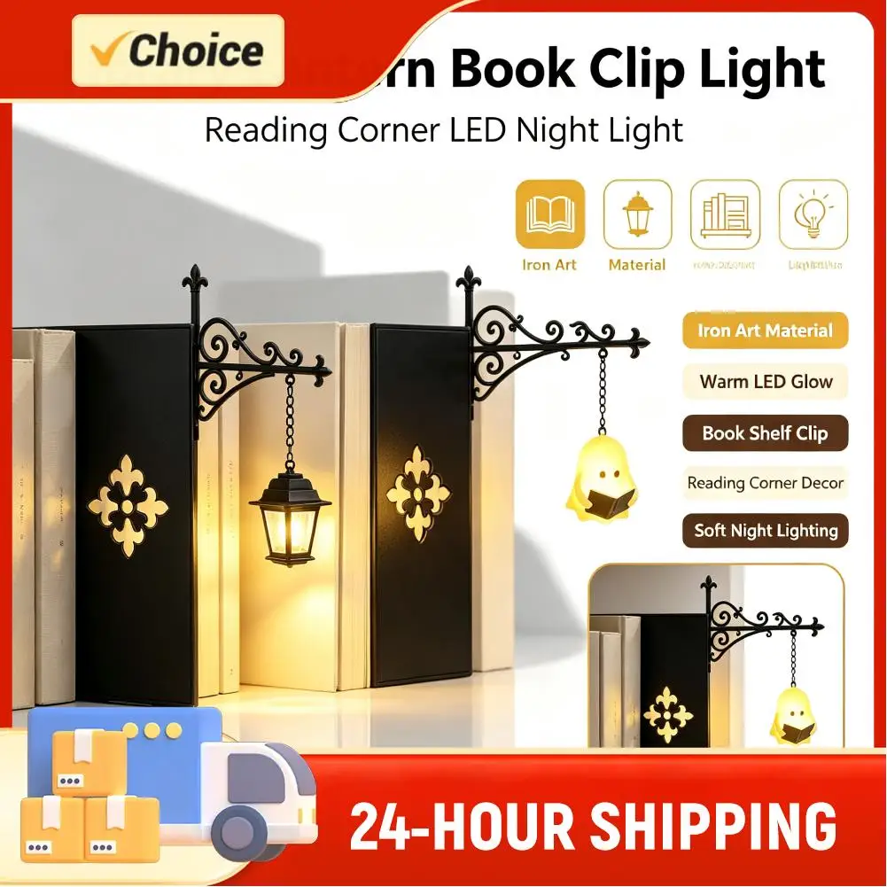 Bookshelf Lighting Library Lantern Decorative Reading Book Shelf Lights for Bookworms Antique Led Books Nook Lamp Ornament ﻿