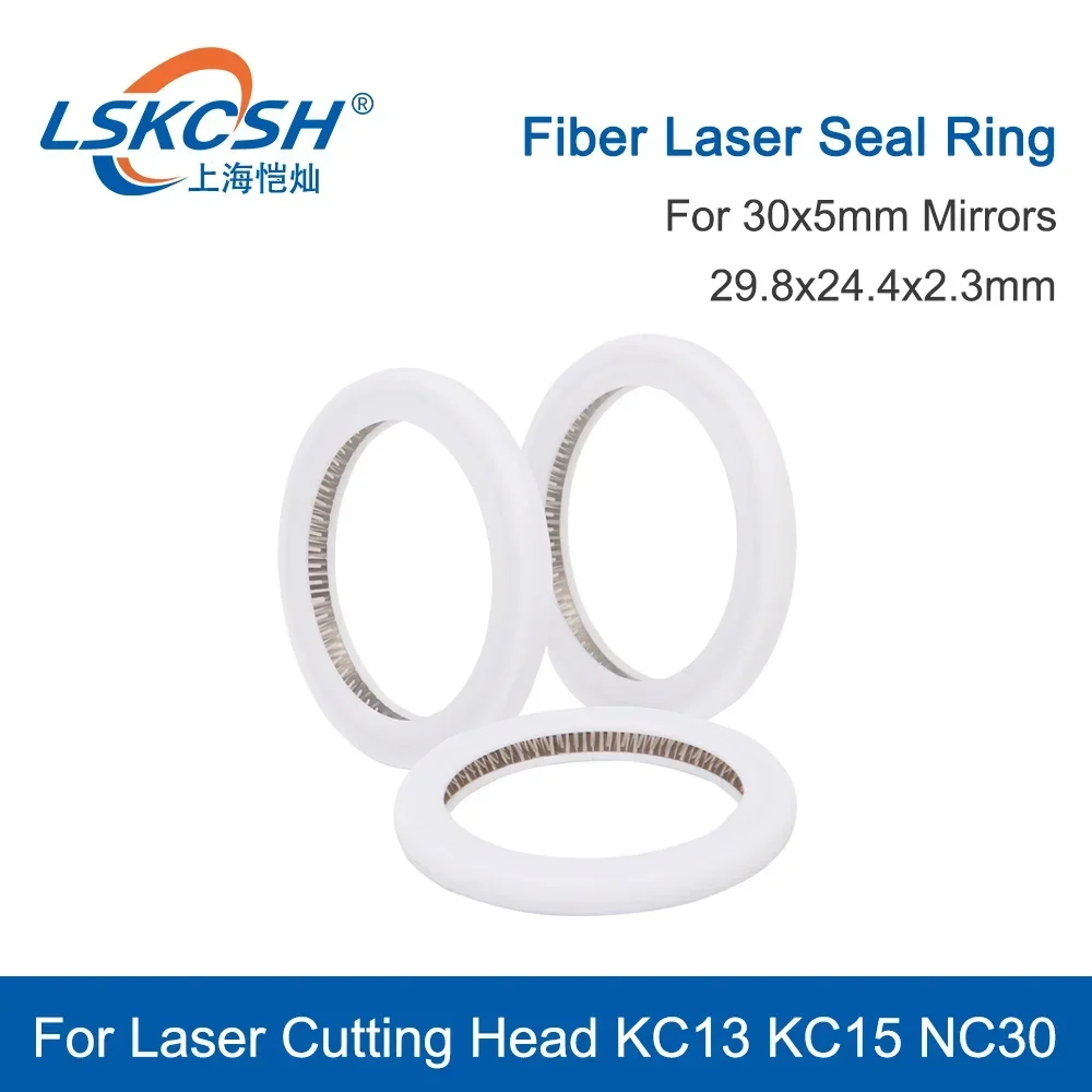 LSKCSH Despring Seal 29.8*24.4*3mm for 30*5 Protective Windows Used NC30  KC15  Seal ring 13WSSL000302  Fiber Laser Cutting Head