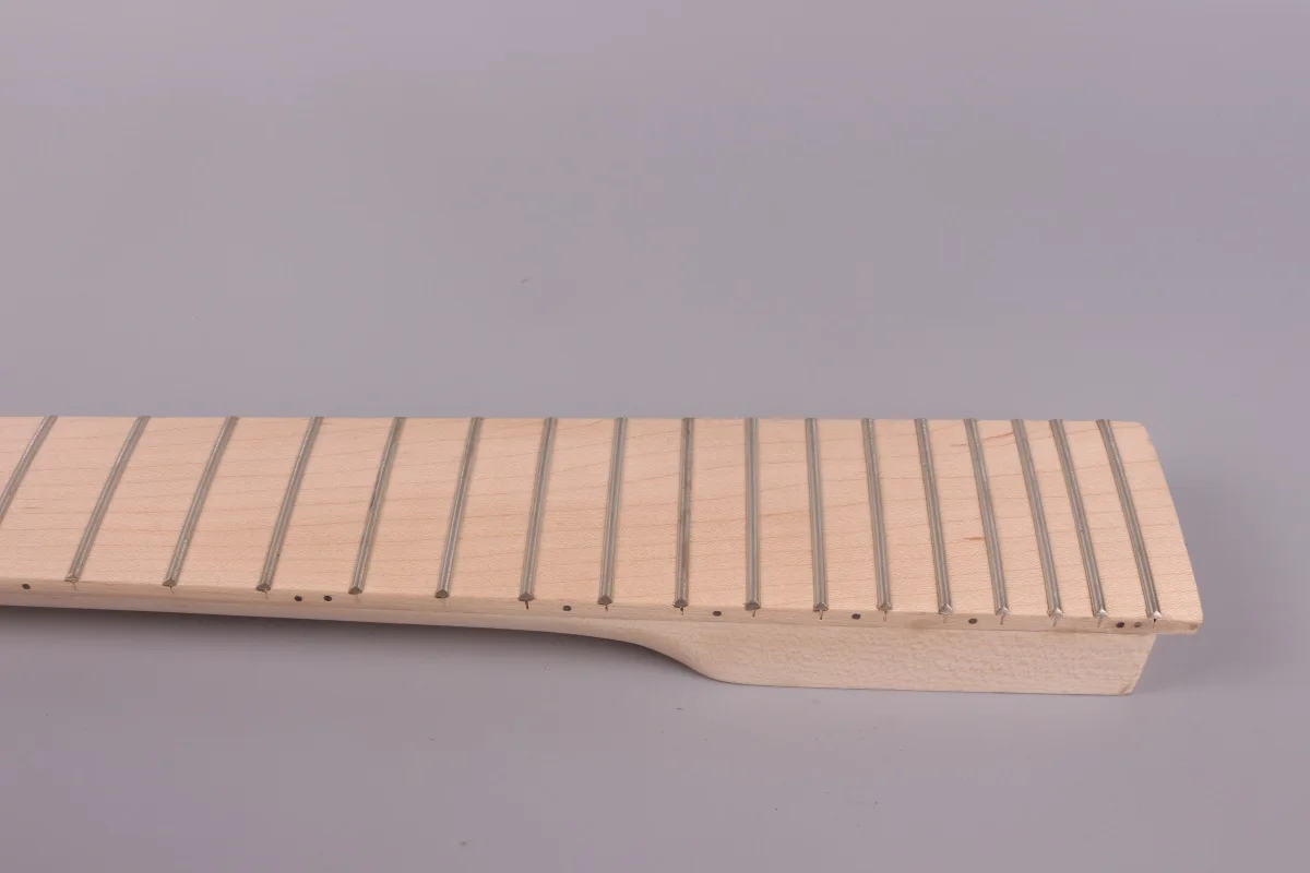 New 1pcs electric guitar neck mahogany made  maple fingerboard 24 fret 25.5   Abalone inlay, possibly 42 mm nut, prs neck