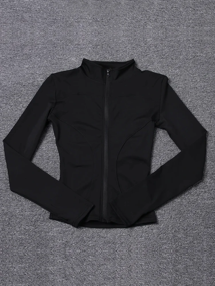 

Sport Jacket Yoga Tops Women's Costume Long Sleeve Gmy Shirt Workout Coat Gym Training Woman Clothing Sportswear 2025 Summer
