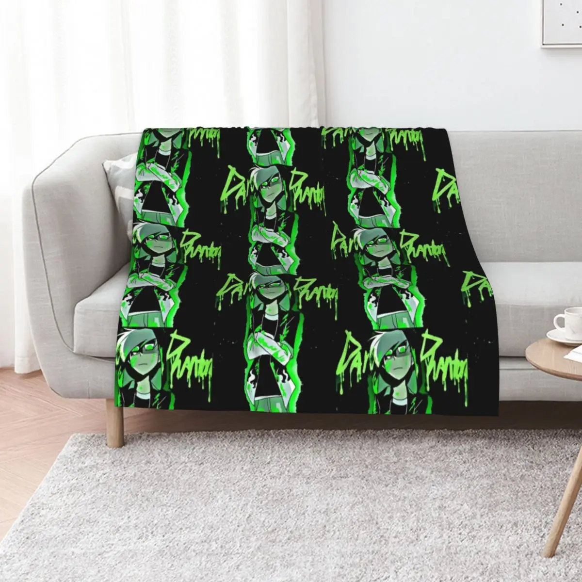 

Danny phantom Throw Blanket Luxury Brand Travel Furrys cosplay anime Blankets