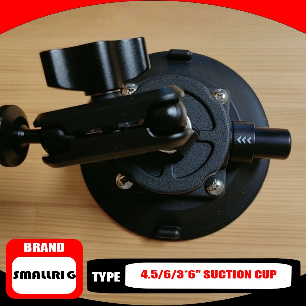 SmallRig 4.5/ 3*6/ 6-inch Vacuum Suction Cup Strong Adsorption Car Suction Cup Action Camera Shooting Bracket Accessories