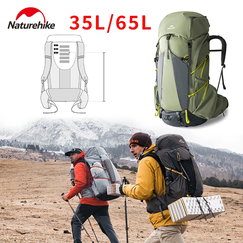 Outdoor Adventure Backpack - Naturehike Wandelrugzak Survival 35L 65L Outdoor