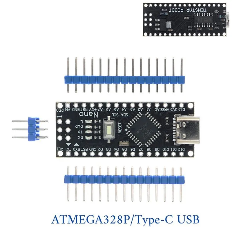 Nano 3.0 kontroler ze starym bootloaderem typ Mini-C Micro USB kompatybilny ze sterownikiem Arduino nano CH340 16Mhz ATMEGA328P/168P