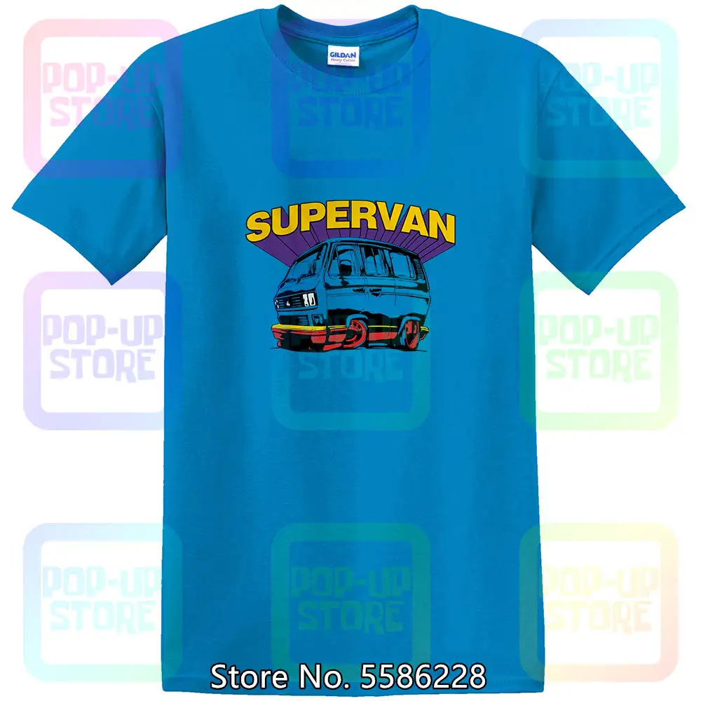 SuperVan, T25  Harajuku streetwear shirt men van T Shirt - Gift Him Dad T3 Doka Caravelle Vanagon Wedge