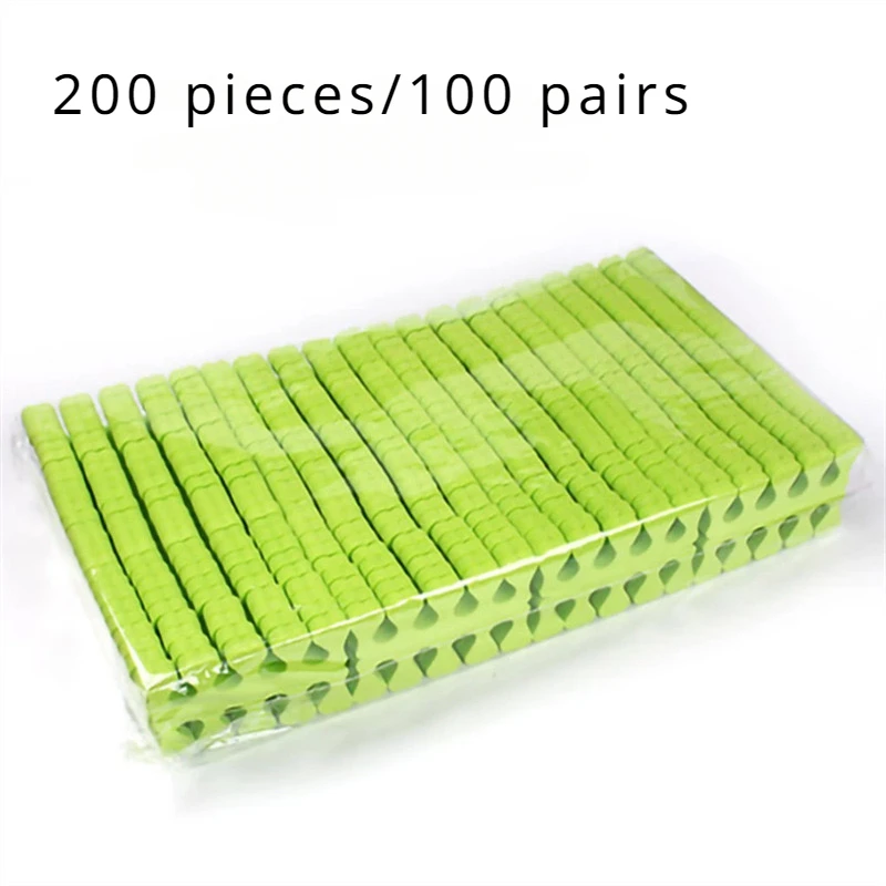 100,200 piezas/paquete Separadores de dedos para uñas de pies y manos Esponja suave para uñas Herramientas de belleza UV Gel Kit de manicura y pedicura 3