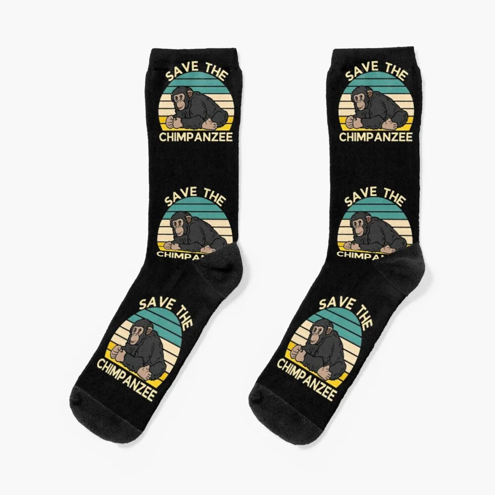 

Retro chimpanzee Save The chimpanzee Socks Socks Cycling Mens Fashion