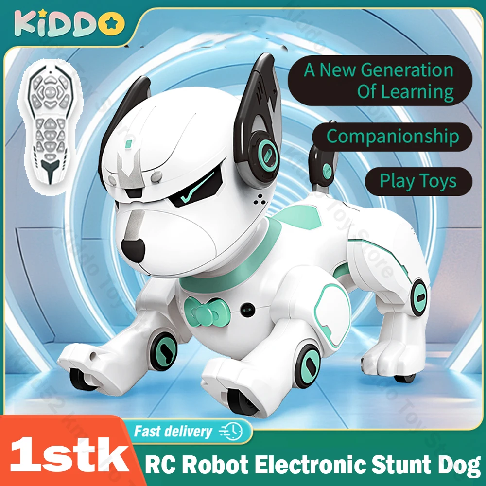 

RC Robot Electronic Dog Robot Dog Stunt Walking Dancing Toy Program Intelligent Touch Remote Control Electric Puppy Toys for Kid