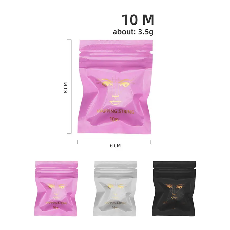 Microblading 10M Pre-Inked Mapping String Positioning Eyebrow Marker Thread Permanent Makeup Tattoo Dyeing Liner Tool