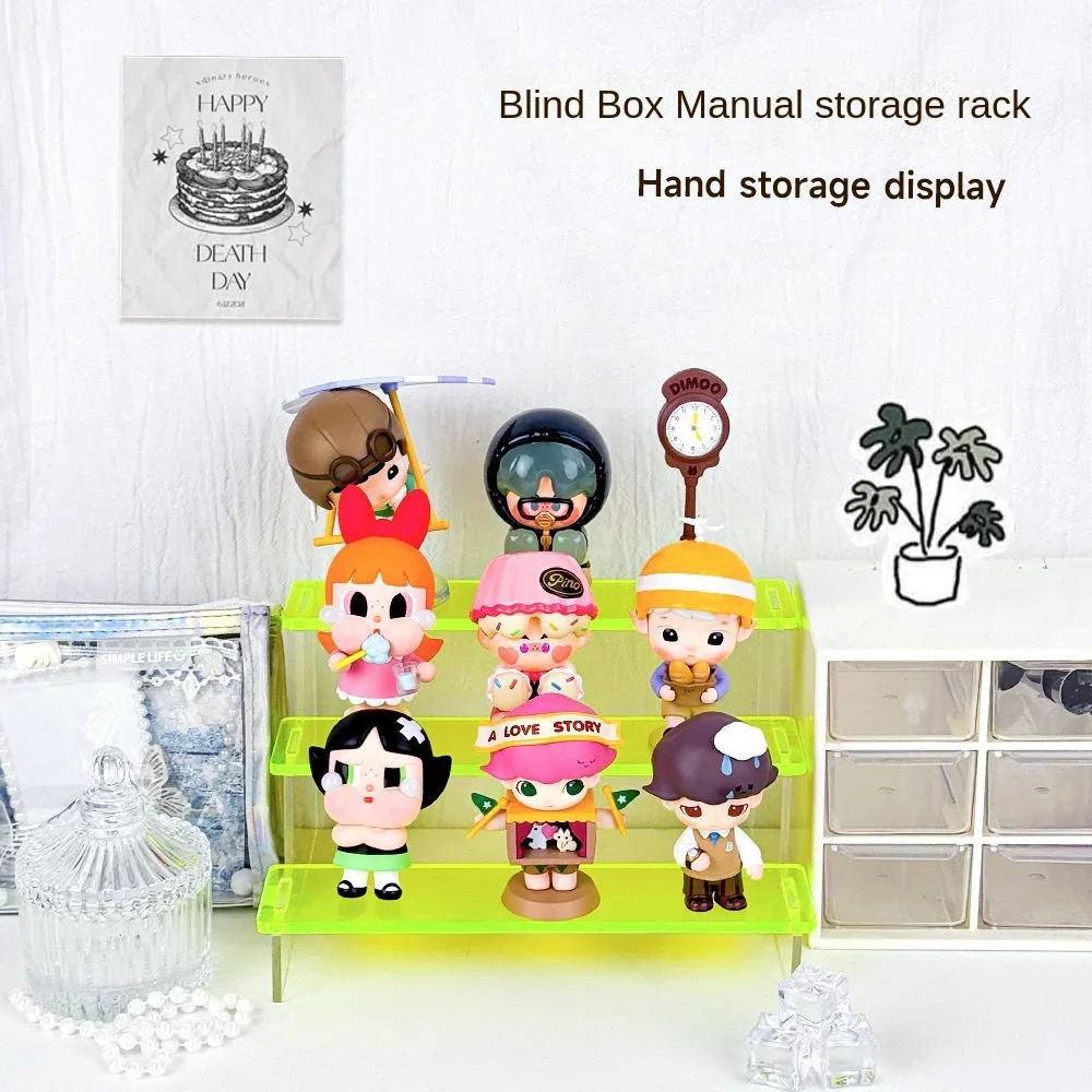 ZQQAcrylic Colorful Figures Home Storage Shelf Toys Display Stand Perfume Handmade Display Stands