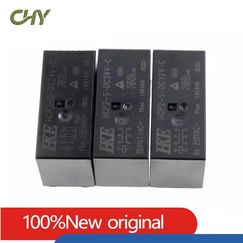 1/5Pcs/Lot Relay HCP1 HCP2 HCP3 -S-DC5V 12V 24V-C -A -B 12A 8A 16A 5Pin 6Pin 8PIN 1CO 2NO 2CO 1NO 1NC