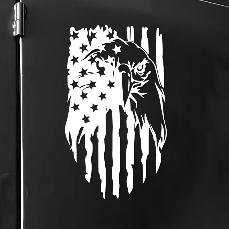 Pegatinas creativas y divertidas con bandera de un solo ojo para fanáticos y amantes de los dibujos animados, alta calidad para coches, camiones, motocicletas y portátiles