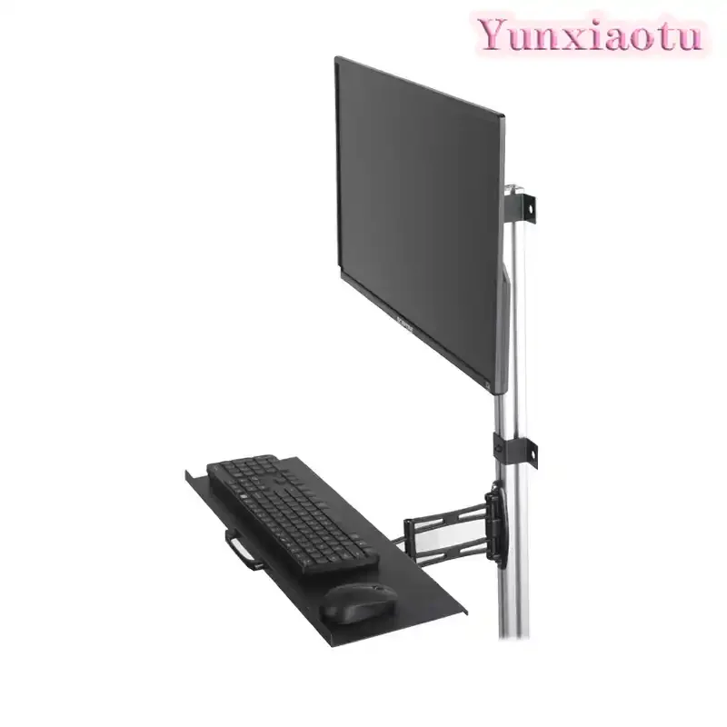 Aluminum Keyboard Mouse Tray Rotary Holder Wall Mounted Keyboard Stand Bracket for Simracing MOD Racing Game Simulator